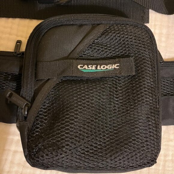 Black Belt Bag / Fanny Pack Portable CD unisex - Picture 4 of 7